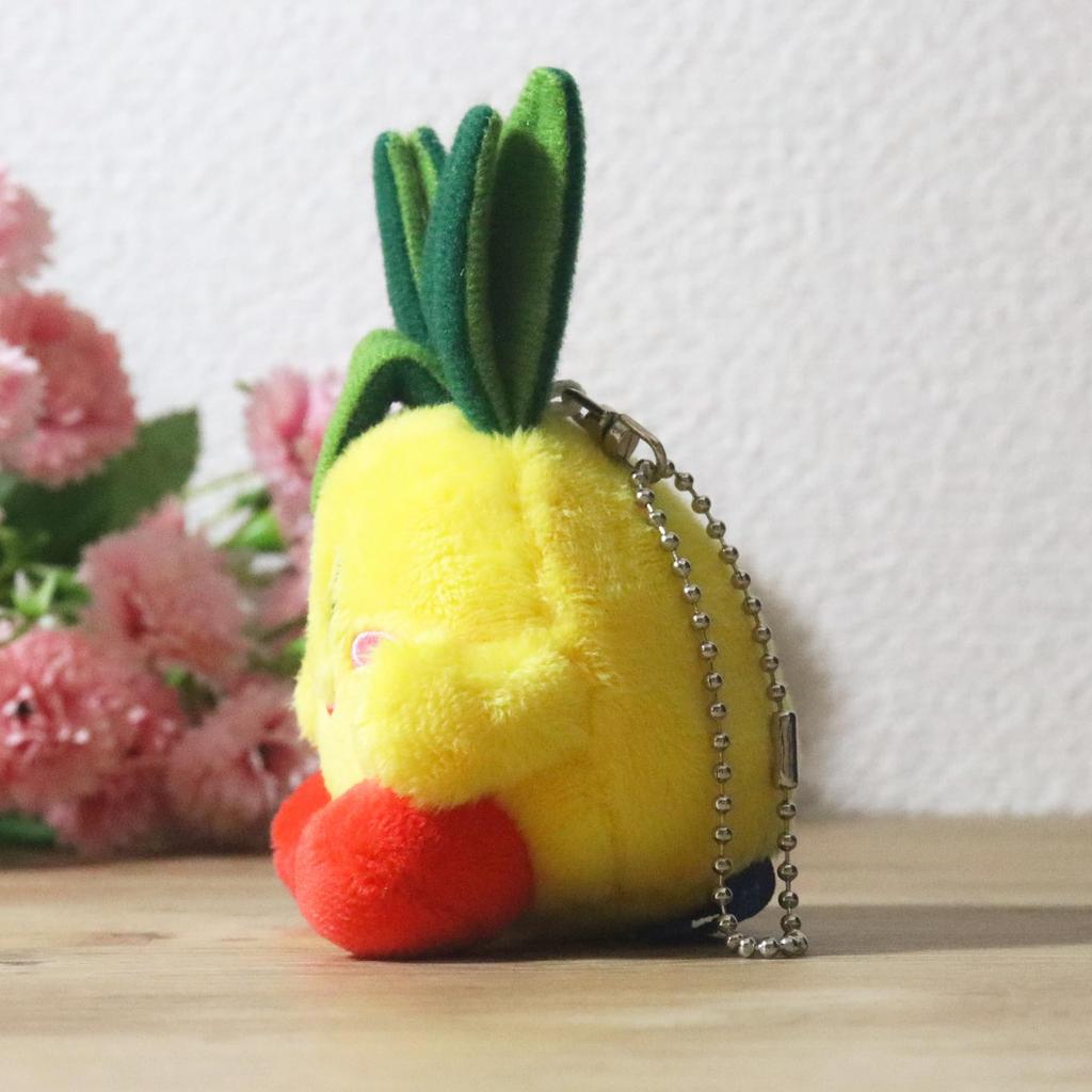 Take Off Okinawa Pineapple Plush Ball Chain