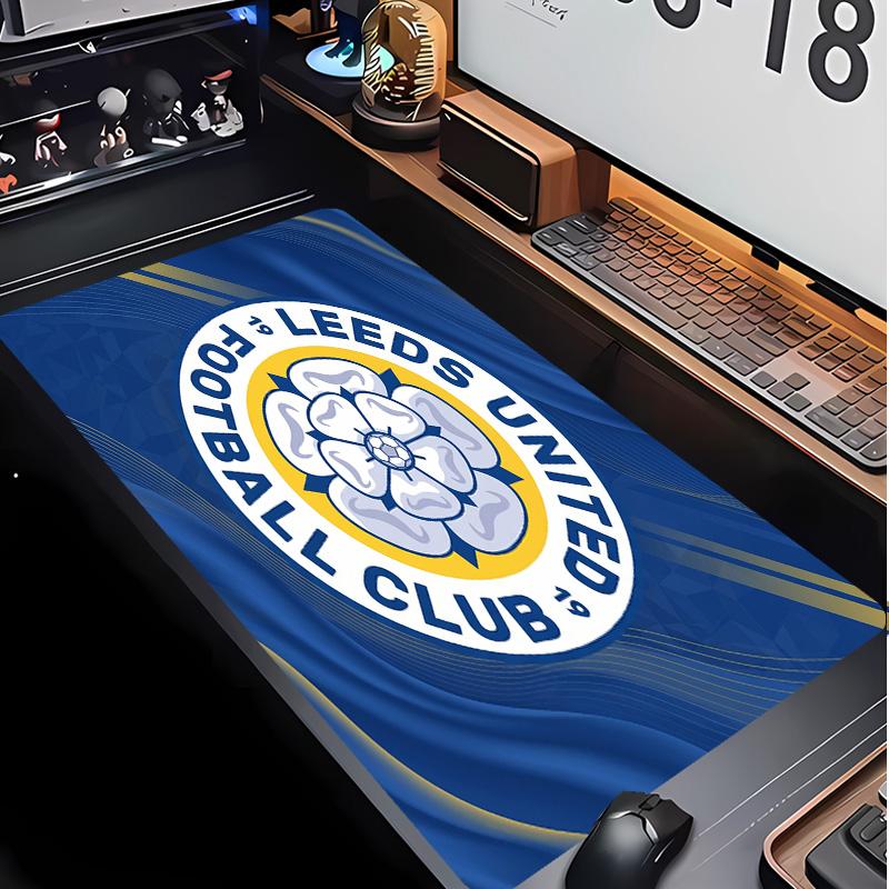 Leeds United Football Pattern Mouse Pad Non?Slip Rubber Base Gaming Mousepad For Desk Office Home