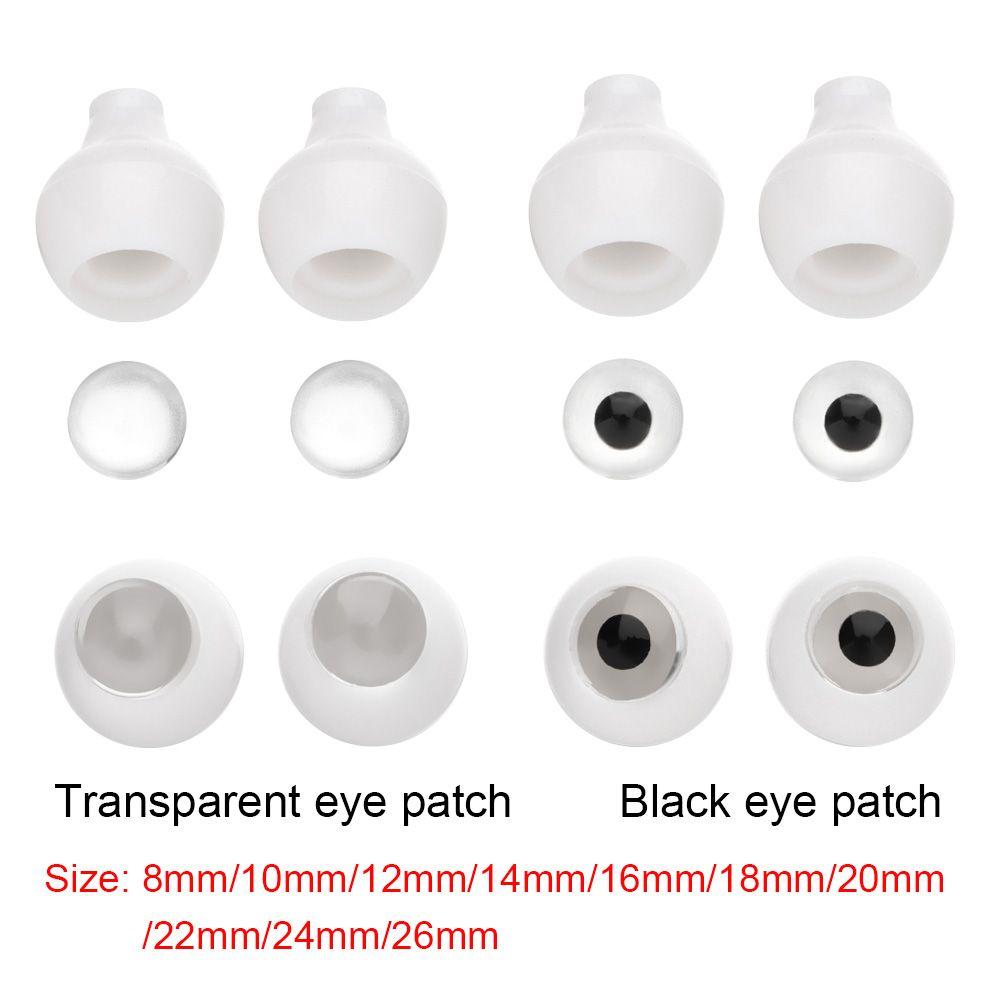 Quality Accessories DIY Acrylic Doll Eyes Eyeball Toy Transparent&Black Eye Patch Sticking Mud Clay