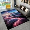 3D Natural ,Tornado, Cloud Twister Area Rug Large,Carpet Rug for Living Room Bedroom Sofa Doormat Decoration, Non-slip Floor Mat