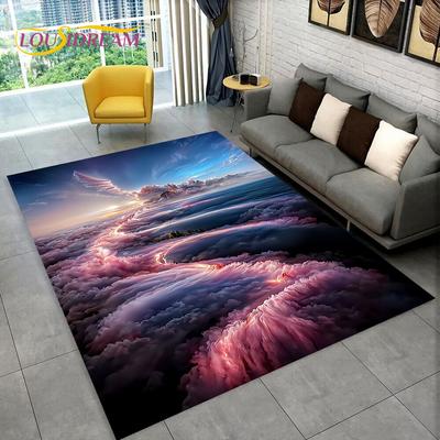 3D Natural, Tornado, Cloud Twister, большой коврик, ковер для гостиной, спальни, дивана, коврик для украшения, нескользящий напольный коврик