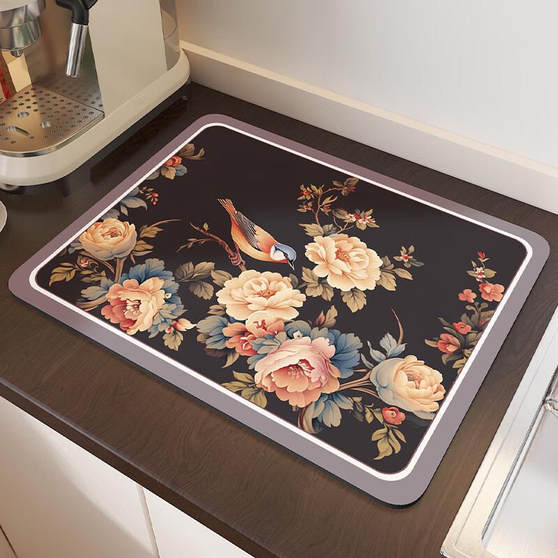 Впитывающий коврик из диатомита в винтажном китайском стиле