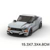 Eight Grid Car Sports Car M Ford Mustang Small Particle Building Block Compatible With Children'S Diy Toy Assembly Car Model