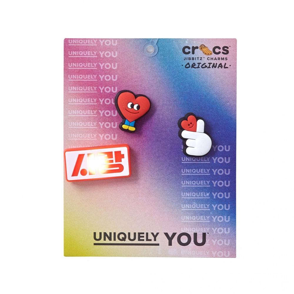 Crocs Love Heart Jibits Set  10011050