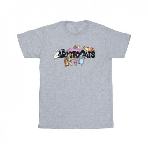 Disney Mens The Aristocats Music Logo T-Shirt