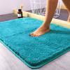 Non-slip Absorbent Bathroom Mat Long Hair Polyester Microfiber Quick Dry Nonslip Super Absorbent Bath Rug