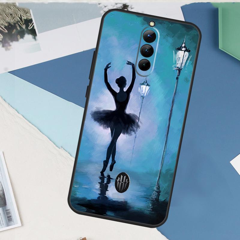 Gymnastics Oil Painting For Nubia Red Magic 10 9 8 Pro Plus 6 7 Pro 6S 7S 5G 6R Case For RedMagic 8S 9S Pro Plus