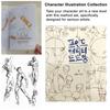 Secret Character Drawing Book Eco-friendly Thickened Paper Multipurpose Point Character Drawing
