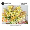 4 Heads Artificial Lilis DIY Flower Flower Bouquet Fashion Wedding Bouquet  Home Decoration
