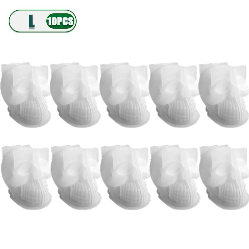 1-10 шт. Хэллоуин Череп Силиконовая форма DIY Мыло ручной работы Свеча Смола Форма Креативный Ужас Декор для Праздничного подарка Материалы для рукоделия