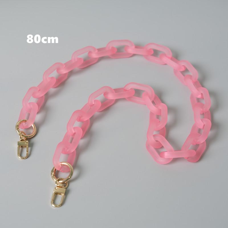 Новая модная женская сумка, аксессуар, съемные детали, сменная цепочка, милый матовый ремешок, женская акриловая цепочка на плечо с ручкой