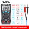 DM90A Mini Multimeters Digital Multimeter Auto Range Tester Multimetre 6000 Counts With Temperature Probe Multitester