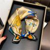 Scarf Silk Bandana Women Square Scarves Wrap Kerchief Spring Fashion Luxury High Quality Headband Hijab Shawls