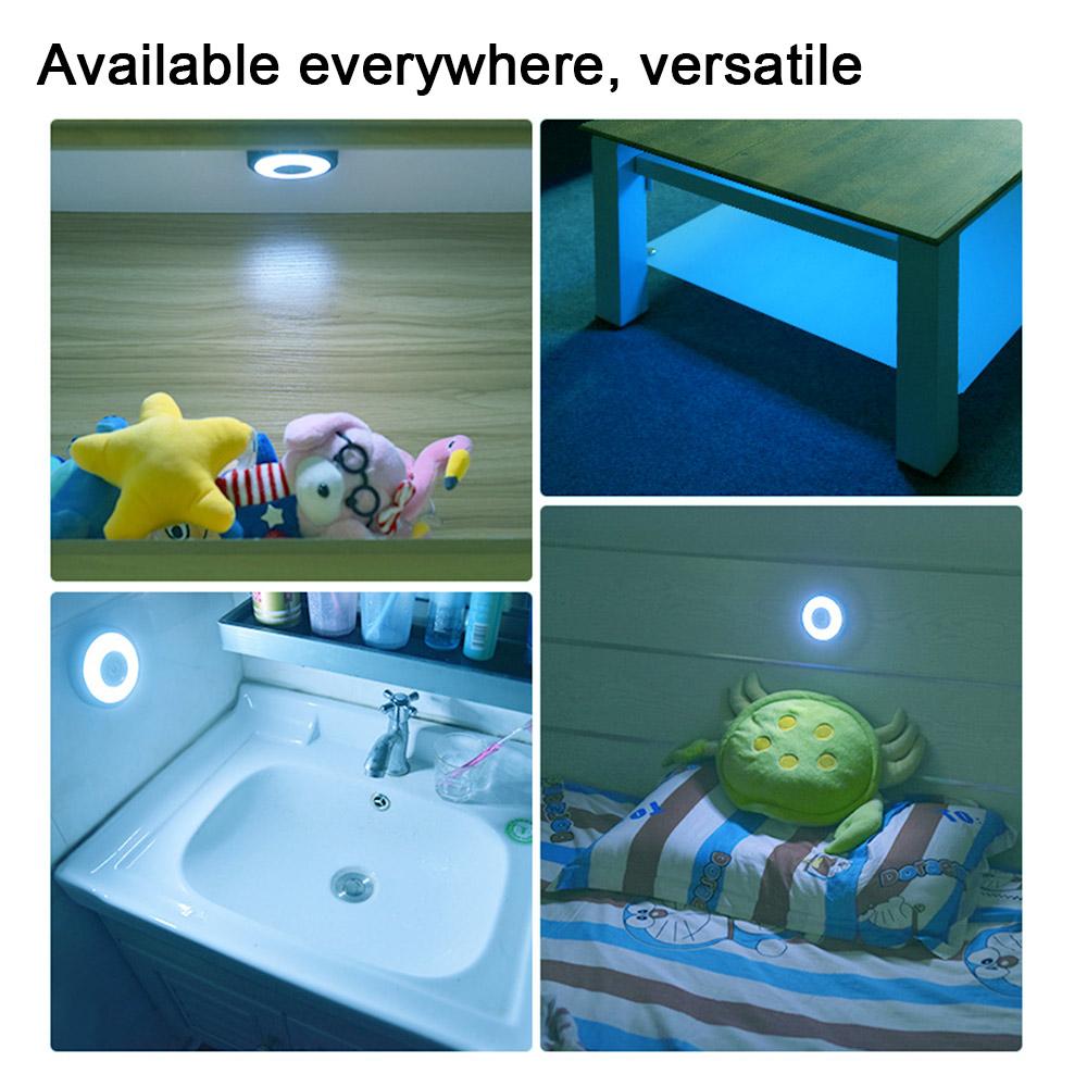 Universal Car LED Reading Lamp Round Ceiling light USB Charging Waterproof Magnet Interior Lighting Atmosphere Light