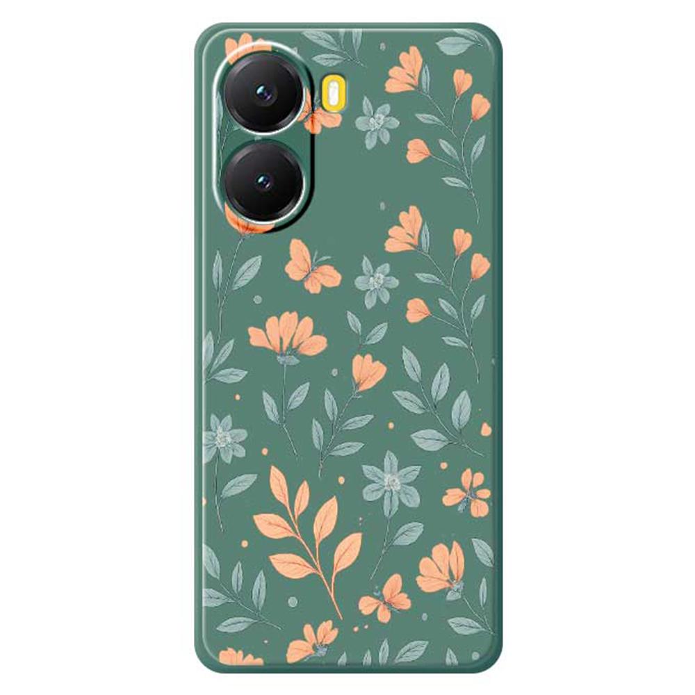 For Xiaomi Redmi Turbo 4 5G/Poco X7 Pro 5G Case Yellow Flowers Pattern Printing Straight Edge TPU Phone Back Cover