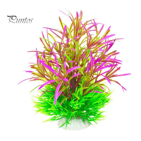 Искусственное водное растение Украшение аквариума с прочной основой Реалистичный дизайн Экологически чистые без запаха Моделирование растений Модельные украшения Аквариумный орнамент