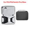 For PS5 Dual Controller Carrying Case Hard EVA Storage Bag for PS5/PS4/Switch Pro/Xbox Gamepad Shockproof Protective Cover Pouch