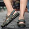Hot Summer Men's Sandals Outdoor Mesh Sandals Soft Clogs Men Sandals Slides Handmade Dropship Sandals Roman Outdoor Slippers