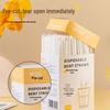 Shuangqiang 300Pcs Individually Wrapped Bendable Transparent Disposable Straws
