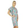 Bimba Women Floral Printed Cotton Kaftan Dress Short Tunic Beach Caftan