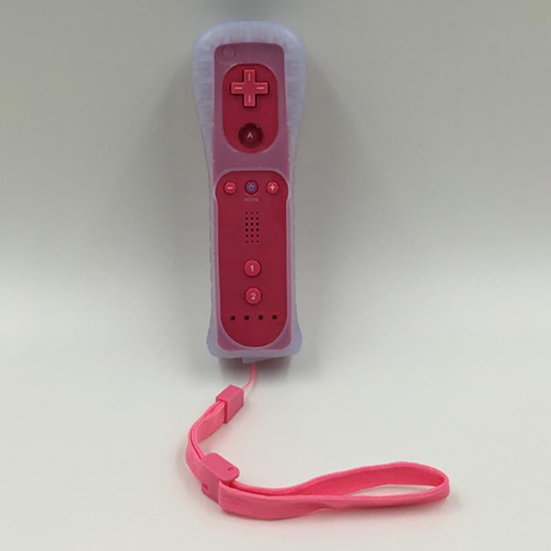Для Wii/Wii U джойстик 2 в 1 беспроводной пульт дистанционного управления геймпад контроллер набор дополнительный Motion Plus с силиконовым чехлом видеоигра
