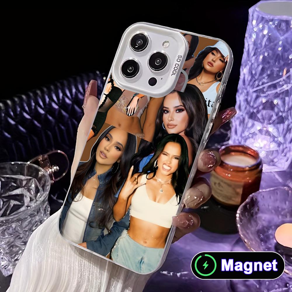 Fashion Becky G White Translucent MagSafe Mobile Phone Case for iPhone 17 16 15 14 13 12 11 X XR XS Air Pro Max Plus Cover