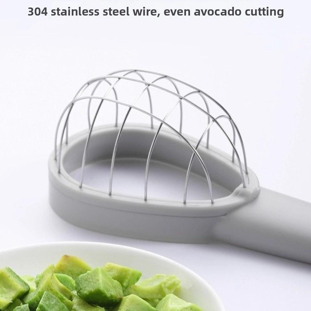 Multipurpose Avocado Cutter Stainless Steel Melon Cutter Slicer Avocado Peeler Kitchen Use