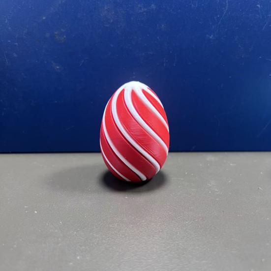 3D Printed Spiral Easter Egg Anxiety Relief Sensory Fidget Toy Pass Through Easter Egg for Adults Easter Basket Stuffers Party Favors