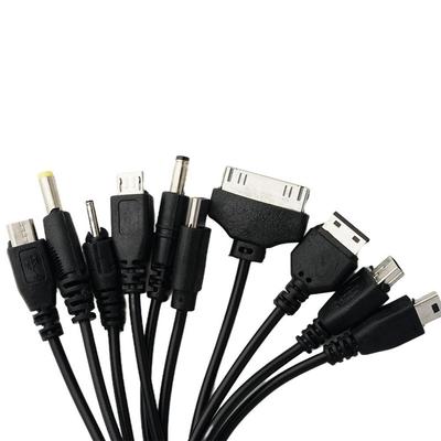 10 в 1 портативный USB-кабель для зарядки /3,5 мм/USB-кабель для зарядки по USB / для Smartp U7X1