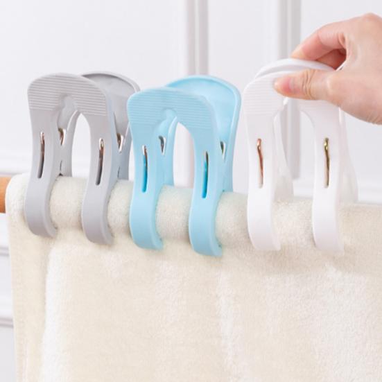 5 шт. очень большие зажимы для одеял для пляжных полотенец, нескользящий пружинный дизайн, универсальность использования, прочный держатель для одежды, зажимы для прищепок
