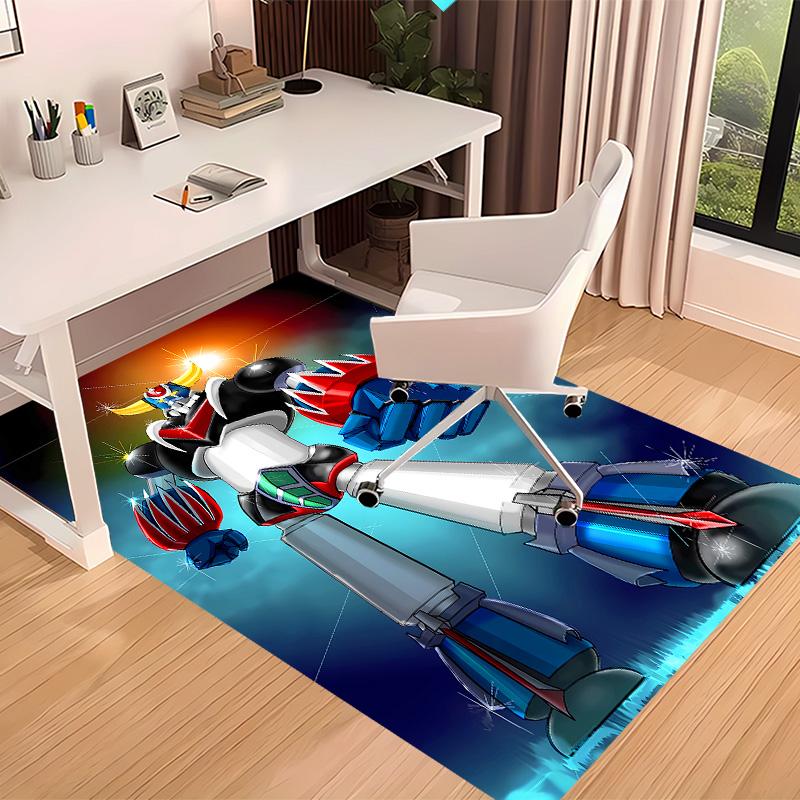 UFO Robo Grendizer2 Printed Absorbent Washable Carpet, Non-Slip Bathroom Mats, Kitchen Rugs, Yoga Mat,Living Room Entrance, Camping Picnic Rugs