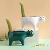 Creative Fleshy Ceramic Flowerpots Lovely Cat Tail Cartoon Three-Dimensional Animal Monkey Tail Column Flowerpots Wholesale