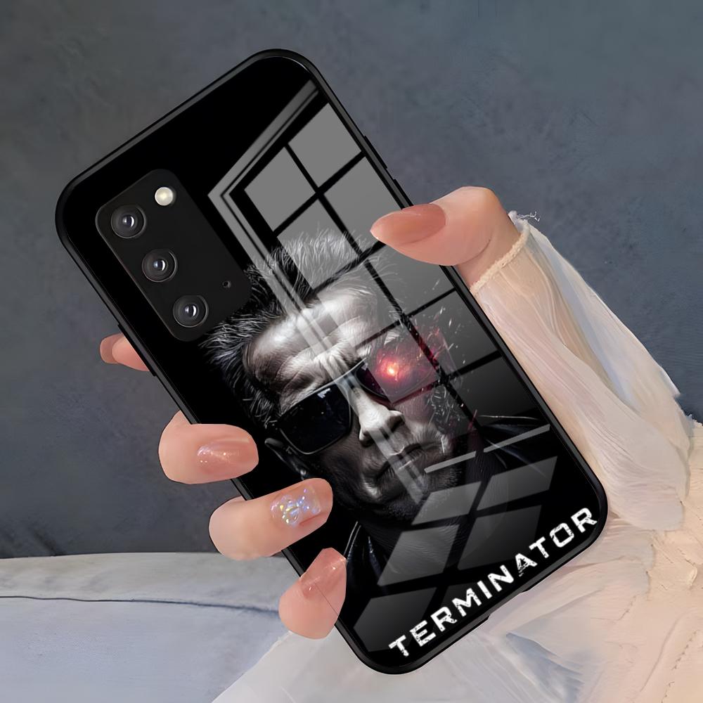 Чехол для телефона с изображением фильма «Терминатор» для Samsung A25 A13 A33 5G A54 A36 A35 A56 A52 A14 Ударопрочная стеклянная крышка