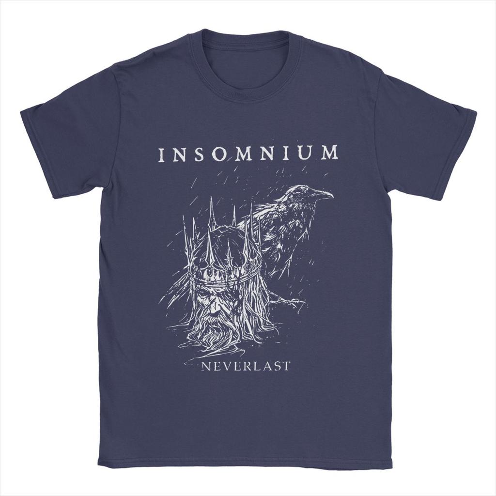 Insomnium Футболка с символикой дэт-метал группы для мужчин и женщин, юмористическая, хлопковая, летняя