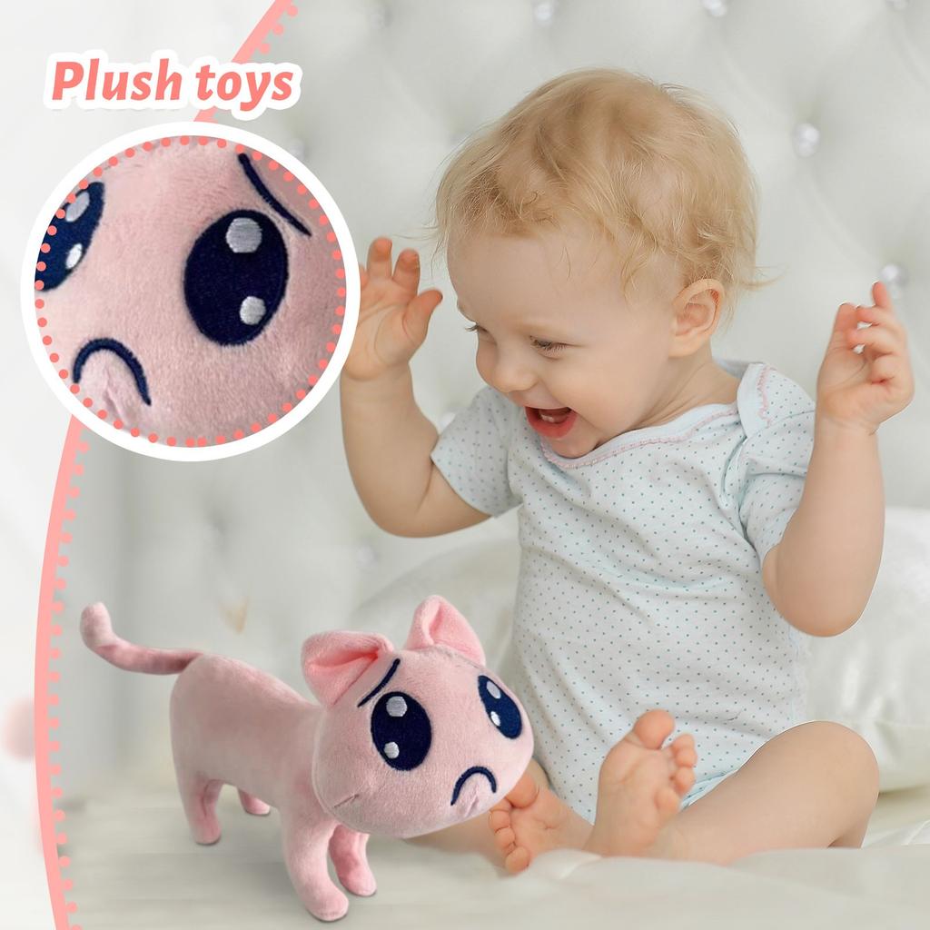 Cute Cat Plush Toys Are Suitable For Both Boys And Girls As Gifts, Exhibitions And Room Decorations