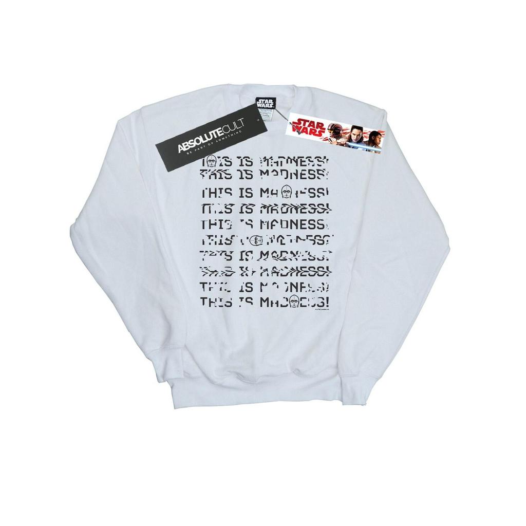 Star Wars Mens C-3PO Glitch Sweatshirt