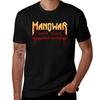 Футболка Manowar Тур 2025 The Blood Of Our Enemies Базовая Однотонная Повседневная Футболка