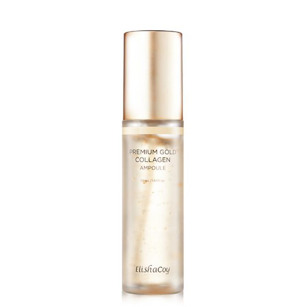 ElishaCoy PREMIUM GOLD COLLAGEN AMPOULE, Увлажнение, Корейская косметика, Kbeauty, образец