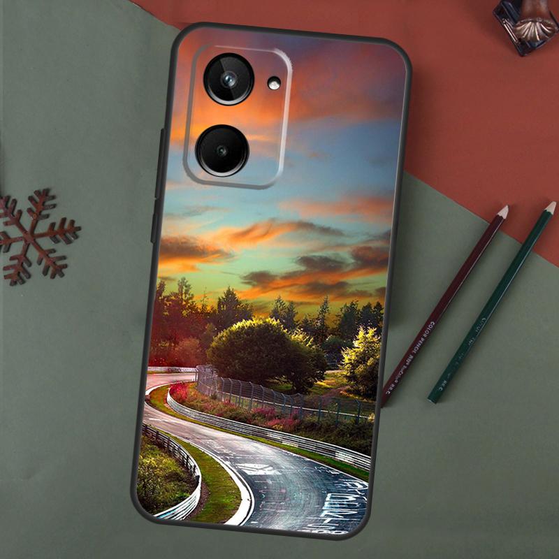 Green Hell Nurburgring Case For Realme 15 Pro GT7 GT6 C65 C67 C61 C53 C55 C51 C35 C63 C71 C75 11 12 13 14 Pro Plus