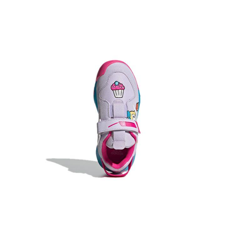 adidas Activeplay Cleofus Дышащие Низкие Детские Беговые Кроссовки Фиолетово-Розовые Для Детей Возрастом 3-7 Лет FX9603