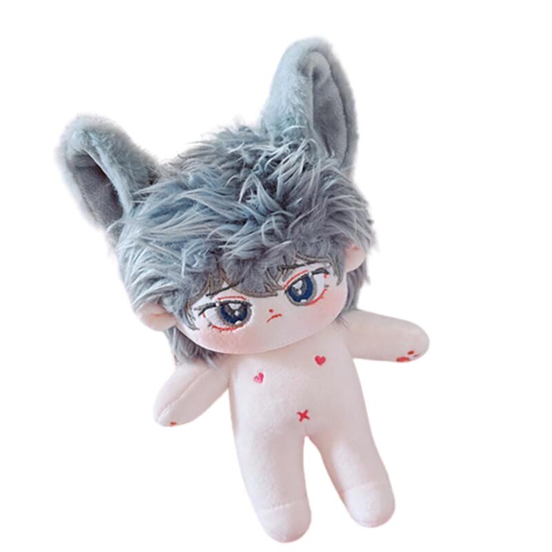 In-stock 20cm Cotton Doll Plush Toy Changeable Outfit With Lock Warm Shortcut Sweatshirt And Pants