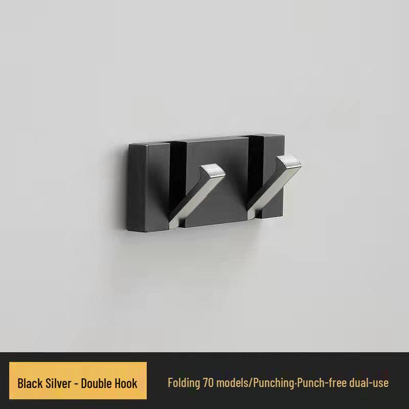 Elegant No-Drill Foldable Hidden Coat and Hat Hook for Entryways