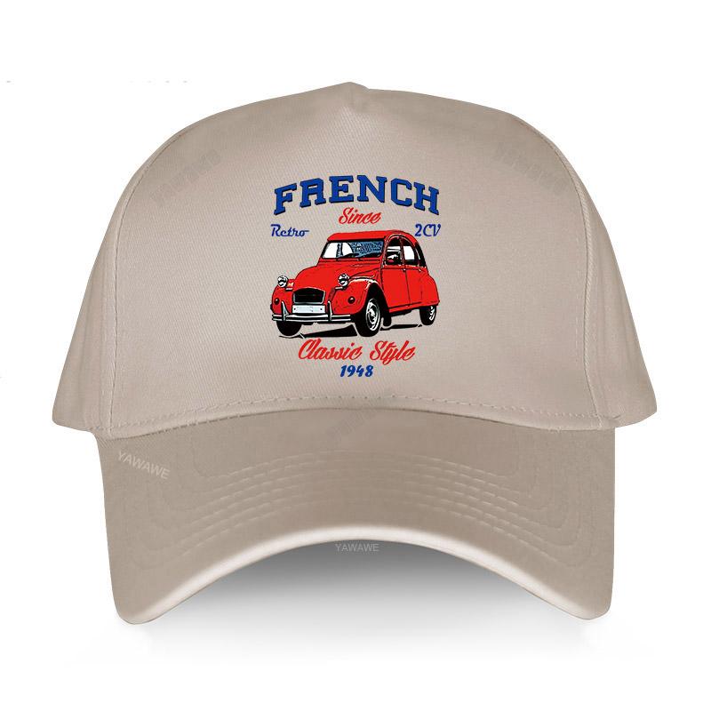 Шляпа для женщин, забавный дизайн, унисекс, крутые бейсболки, винтажные французские автомобильные кепки 2Cv, спортивный капот для подростков, летние классические шляпы с винтажным принтом