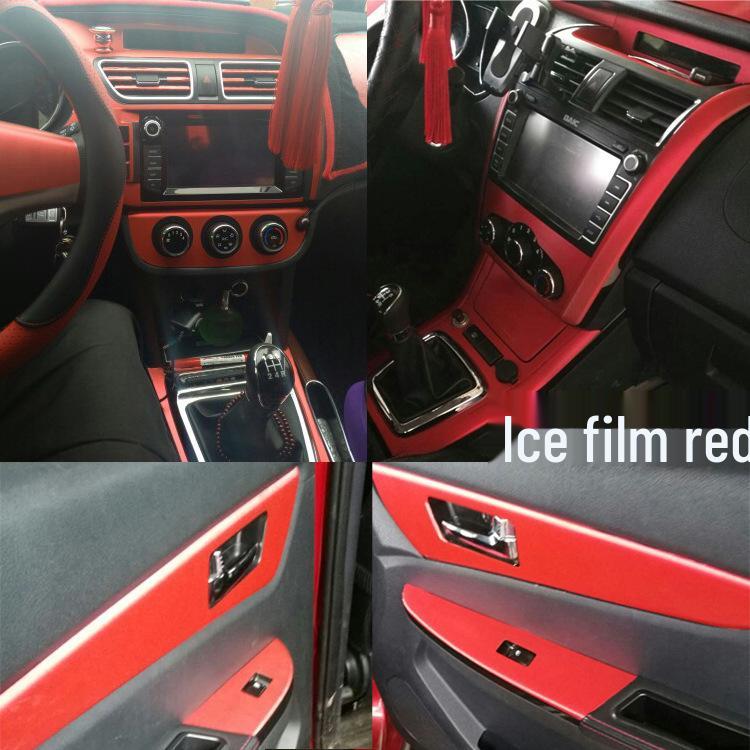 Наклейка на консоль переключения передач из углеродного волокна для интерьера BAIC Huansu S3/S2