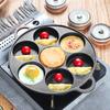 Efficient Fried Eggs Pot Non-Stick Ham Pans Multipurpose 7 Hole Omelette Pan  Meatloaf
