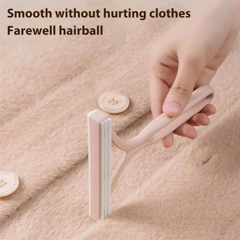 1 шт. двухстороннее средство для удаления шерсти домашних животных, средство для удаления ворса, чистый инструмент, бритва, очиститель свитера, скребок для бритвы для ткани, скребок для одежды, ковров