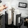 Держатель для бумажных стаканчиков, вращающийся поднос, диспенсер для хранения стаканчиков с 3 отделениями, пластиковый органайзер для кофейных стаканчиков для столешниц, кухонный кофе