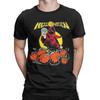 Футболка с изображением группы Heavy Metal Helloween, мужская хлопковая винтажная футболка с круглым вырезом, немецкая футболка Power Rock с коротким рукавом, одежда больших размеров