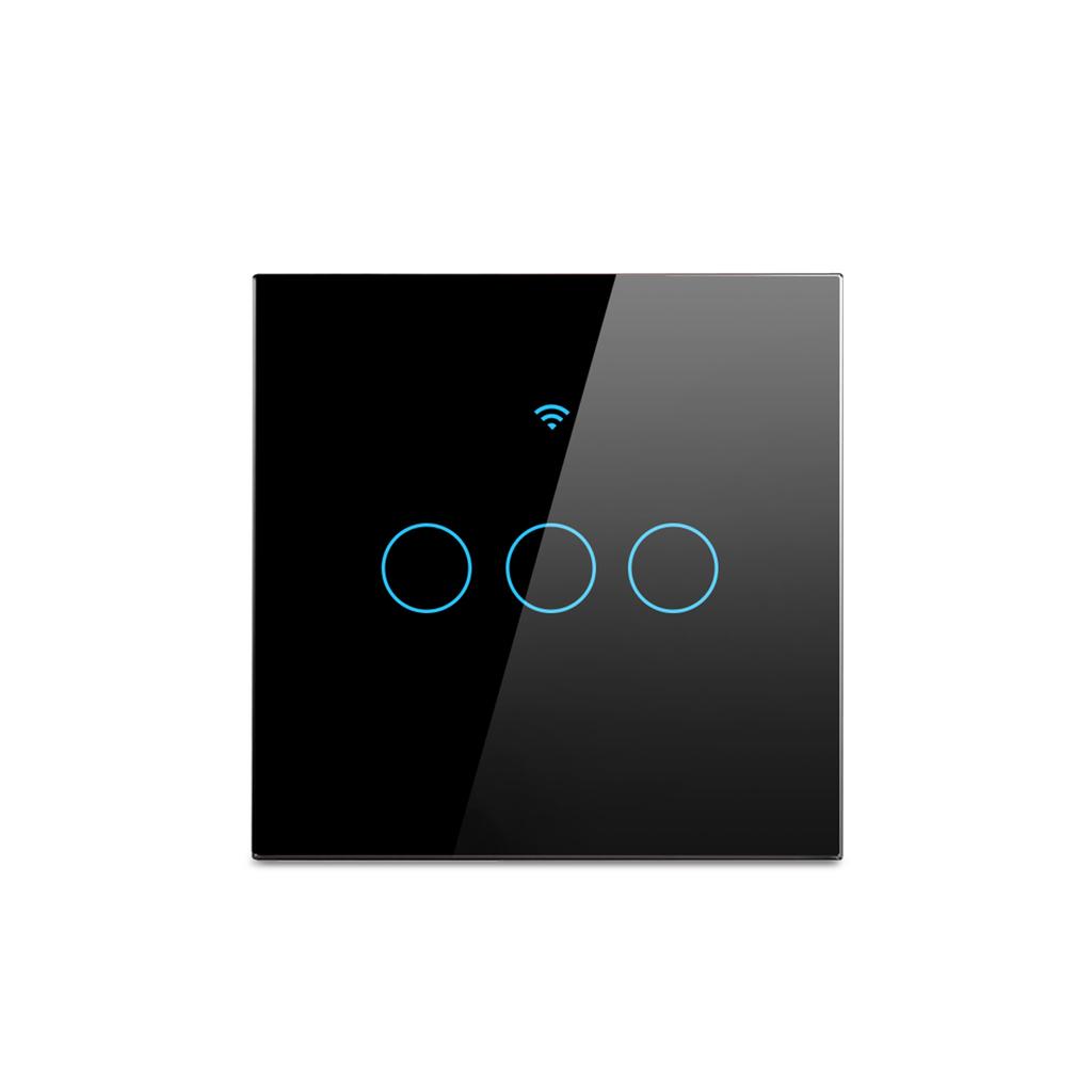 Умный WiFi сенсорный выключатель света Не требуется нейтральный провод Управление приложением Реле Interruptor Работает с Apple Homekit Home Kit