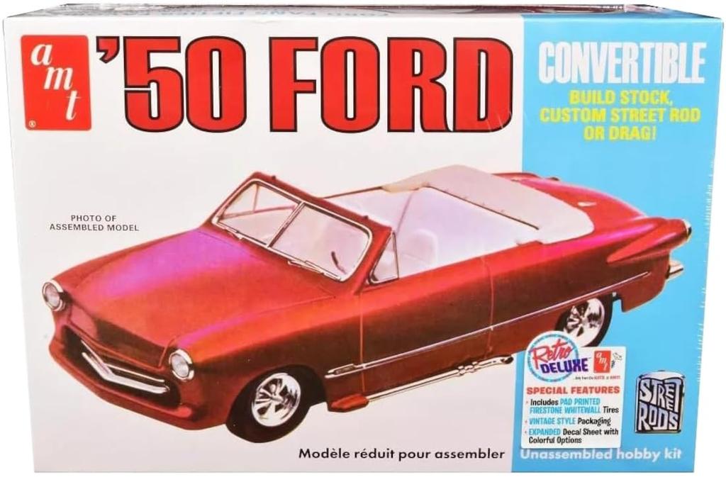 Platz AMT 1950 Ford Convertible Plastic Model AMT1413 1/25